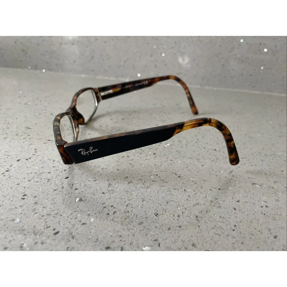 Ray-Ban Eyeglasses Frames ONLY RB5081 2147 Black Tortoise Rectangular 52-16-135